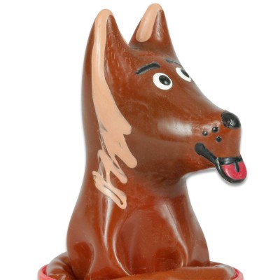 CONDOMERIE - HANDPAINTED NOVELTY CONDOMS DOG