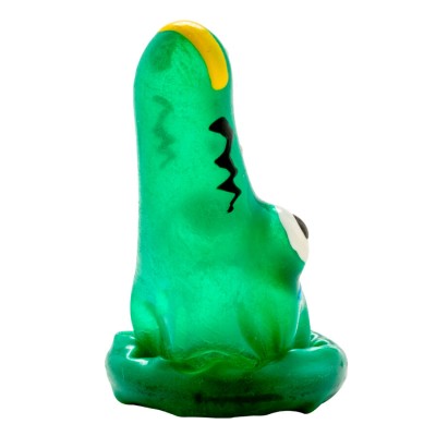 CONDOMERIE - HANDPAINTED NOVELTY CONDOMS CROCODILE MODEL 1 CONDOMERIE - HANDPAINTED NOVELTY CONDOMS CROCODILE MODEL 1
