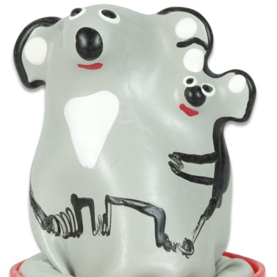 CONDOMERIE - HANDPAINTED NOVELTY CONDOMS KOALA + YOUNG CONDOMERIE - HANDPAINTED NOVELTY CONDOMS KOALA + YOUNG