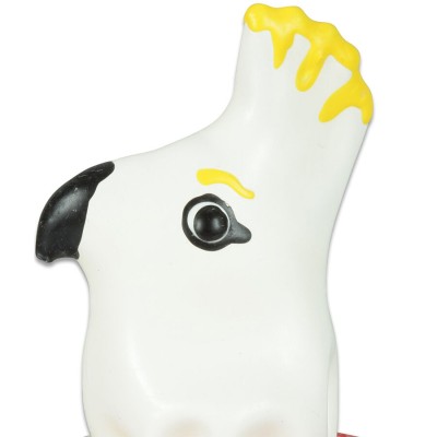 CONDOMERIE - HANDPAINTED NOVELTY CONDOMS PARROT WHITE CONDOMERIE - HANDPAINTED NOVELTY CONDOMS PARROT WHITE