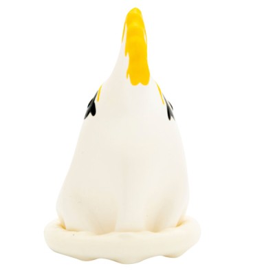 CONDOMERIE - HANDPAINTED NOVELTY CONDOMS PARROT WHITE CONDOMERIE - HANDPAINTED NOVELTY CONDOMS PARROT WHITE