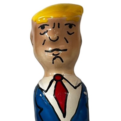 CONDOMERIE - HANDPAINTED NOVELTY CONDOMS GRUMPY TRUMP