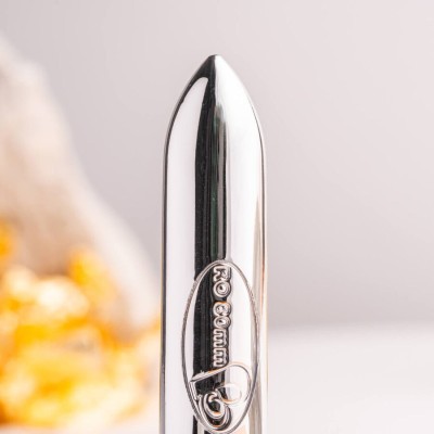 ROCKS-OFF - RO-80 CHROME VIBRATING BULLET SILVER ROCKS-OFF - RO-80 CHROME VIBRATING BULLET SILVER