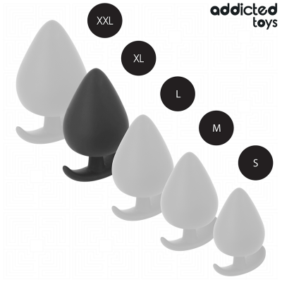 ADDICTED TOYS - ANAL PLUG SILICONE SIZE XL 9.5 CM ADDICTED TOYS - ANAL PLUG SILICONE SIZE XL 9.5 CM