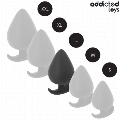 ADDICTED TOYS - ANAL PLUG SILICONE SIZE L 8 CM ADDICTED TOYS - ANAL PLUG SILICONE SIZE L 8 CM