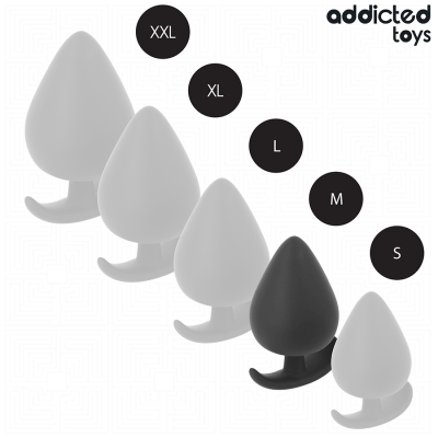 ADDICTED TOYS - ANAL PLUG SILICONE SIZE M 6.6 CM ADDICTED TOYS - ANAL PLUG SILICONE SIZE M 6.6 CM