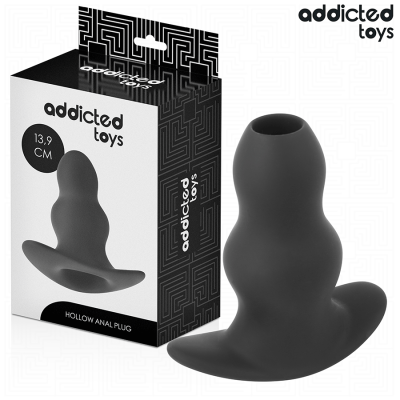 ADDICTED TOYS - HOLLOW ANAL PLUG SILICONE SIZE XL 13.9 CM ADDICTED TOYS - HOLLOW ANAL PLUG SILICONE SIZE XL 13.9 CM