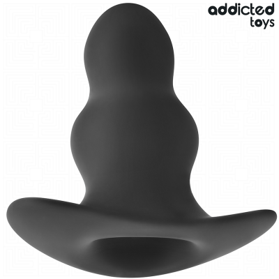ADDICTED TOYS - HOLLOW ANAL PLUG SILICONE SIZE M 9.6 CM ADDICTED TOYS - HOLLOW ANAL PLUG SILICONE SIZE M 9.6 CM