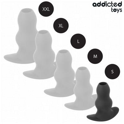 ADDICTED TOYS - HOLLOW ANAL PLUG SILICONE SIZE S 7.3 CM ADDICTED TOYS - HOLLOW ANAL PLUG SILICONE SIZE S 7.3 CM