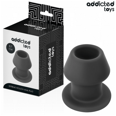 ADDICTED TOYS - EXTREME HOLLOW ANAL PLUG SILICONE SIZE M 8.7 CM ADDICTED TOYS - EXTREME HOLLOW ANAL PLUG SILICONE SIZE M 8.7 CM