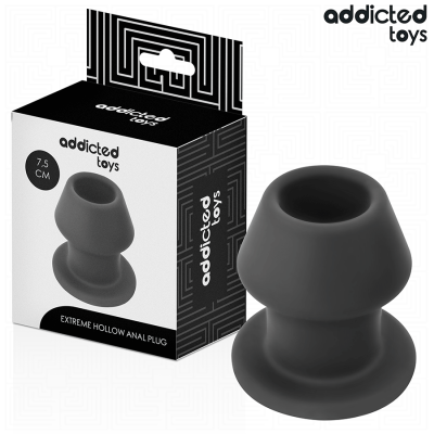 ADDICTED TOYS - EXTREME HOLLOW ANAL PLUG SILICONE SIZE S 7.5 CM ADDICTED TOYS - EXTREME HOLLOW ANAL PLUG SILICONE SIZE S 7.5 CM