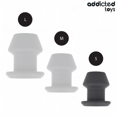 ADDICTED TOYS - EXTREME HOLLOW ANAL PLUG SILICONE SIZE S 7.5 CM ADDICTED TOYS - EXTREME HOLLOW ANAL PLUG SILICONE SIZE S 7.5 CM