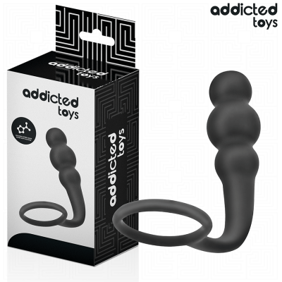 ADDICTED TOYS - ANAL PLUG WITH RING SILICONE MODEL 1 ADDICTED TOYS - ANAL PLUG WITH RING SILICONE MODEL 1