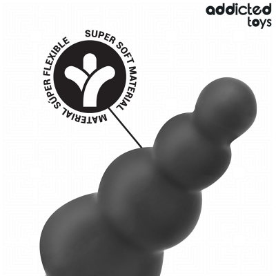 ADDICTED TOYS - ANAL PLUG WITH RING SILICONE MODEL 5