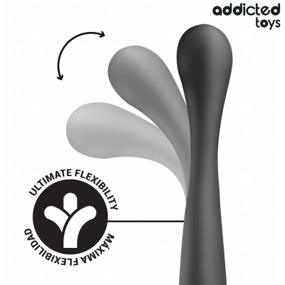 ADDICTED TOYS - DOUBLE ANAL MASSAGER SILICONE 22.5 CM ADDICTED TOYS - DOUBLE ANAL MASSAGER SILICONE 22.5 CM