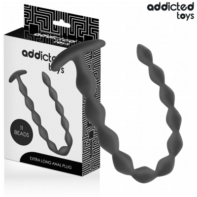 ADDICTED TOYS - EXTRA LONG SILICONE ANAL PLUG ADDICTED TOYS - EXTRA LONG SILICONE ANAL PLUG