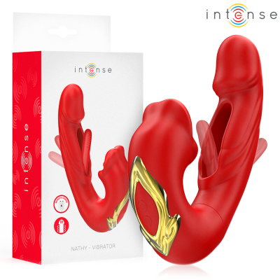 INTENSE - NATHY DOUBLE VIBRATOR WITH MULTIFUNCTION STIMULATING