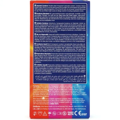 SKINS - ASSORTED PREMIUM CONDOMS PACK 8