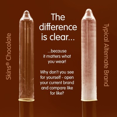 SKINS - CHOCOLATE PREMIUM CONDOMS PACK 8 SKINS - CHOCOLATE PREMIUM CONDOMS PACK 8