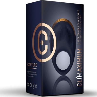 CLIMAXIMUM - CAPTURE SENSORY COCK RING VIBRATOR CLIMAXIMUM - CAPTURE SENSORY COCK RING VIBRATOR