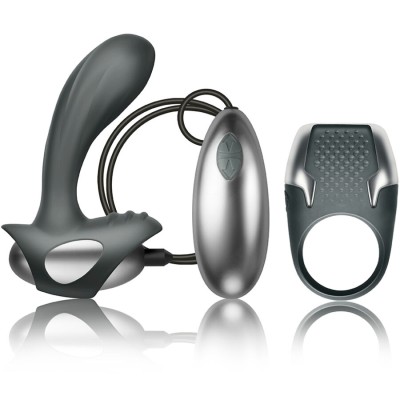 CLIMAXIMUM - EXCITE KIT COCK RING + WIRE PROSTATE MASSAGER