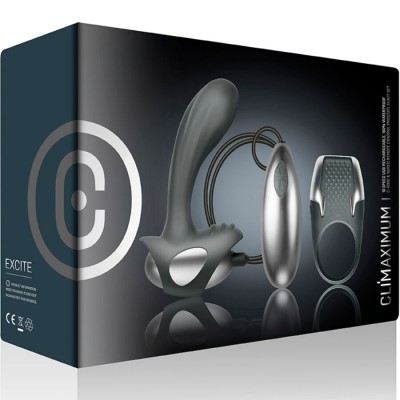 CLIMAXIMUM - EXCITE KIT COCK RING + WIRE PROSTATE MASSAGER CLIMAXIMUM - EXCITE KIT COCK RING + WIRE PROSTATE MASSAGER
