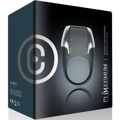 CLIMAXIMUM - TYRO VIBRATING COCK RING WITH LED LIGHTS