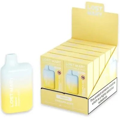 LOST MARY - BM600 NICOTINE VAPER 2% DISPOSABLE PINEAPPLE ICE LOST MARY - BM600 NICOTINE VAPER 2% DISPOSABLE PINEAPPLE ICE