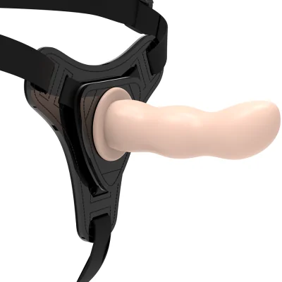 FETISH SUBMISSIVE HARNESS - FLESH SILICONE G-SPOT 12.5 CM FETISH SUBMISSIVE HARNESS - FLESH SILICONE G-SPOT 12.5 CM
