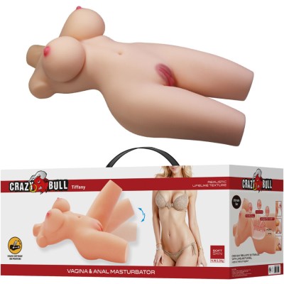 CRAZY BULL - TIFFANY REALISTIC FEMALE TORSO VAGINA AND ANAL 5.5 CRAZY BULL - TIFFANY REALISTIC FEMALE TORSO VAGINA AND ANAL 5.5