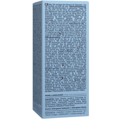 MISTER SIZE - DELAY GEL 50 ML MISTER SIZE - DELAY GEL 50 ML