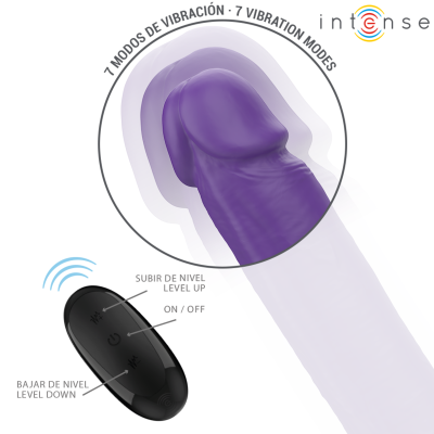 INTENSE - GUNTER DILDO DOUBLE VIBRATOR 40 CM PURPLE REMOTE INTENSE - GUNTER DILDO DOUBLE VIBRATOR 40 CM PURPLE REMOTE