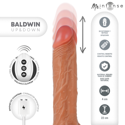 MR INTENSE - BALDWIN REALISTIC PENIS REMOTE CONTROL 22 CM -O- 4 MR INTENSE - BALDWIN REALISTIC PENIS REMOTE CONTROL 22 CM -O- 4