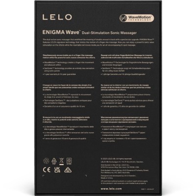 LELO - ENIGMA WAVE TRIPLE VIBRATION MASSAGER CYBER PURPLE LELO - ENIGMA WAVE TRIPLE VIBRATION MASSAGER CYBER PURPLE