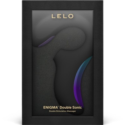 LELO - ENIGMA DOUBLE SONIC VIBRATOR POINT G BLACK LELO - ENIGMA DOUBLE SONIC VIBRATOR POINT G BLACK