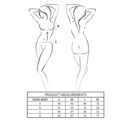 PASSION - ZOVEL BODY BLACK L/XL PASSION - ZOVEL BODY BLACK L/XL