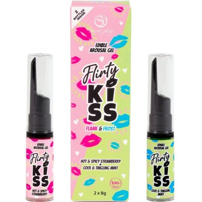 SECRETPLAY - FLIRTY KISS GELS WITH ORAL SEX EFFECTS STRAWBERRY