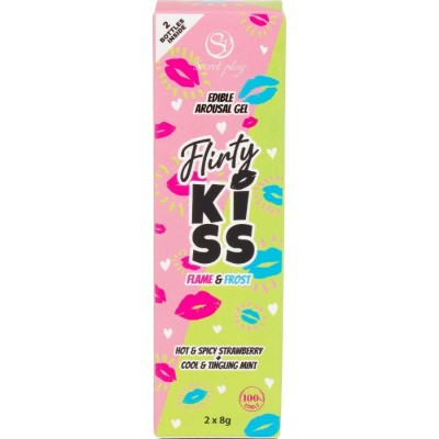 SECRETPLAY - FLIRTY KISS GELS WITH ORAL SEX EFFECTS STRAWBERRY