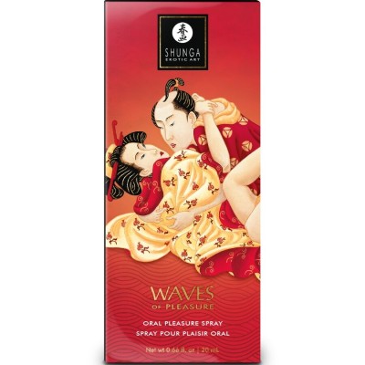SHUNGA - WAVES PLEASURE SPRAY ORAL SEDUCTIVE STRAWBERRY 20 ML