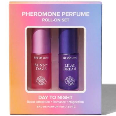 EYE OF LOVE - BLOOM DAY TO NIGHT PHEROMONE ROLL-ON PERFUME SET