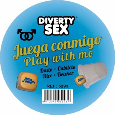 DIABLO PICANTE - GOLDEN HARD DICE WITH MEN POSITIONS AND CUBE