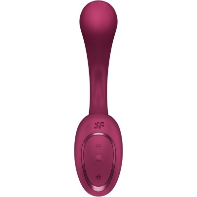 SATISFYER - G FOR GODDESS 2 RABBIT VIBRATOR BOTTLE BORDEAUX