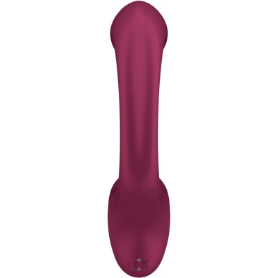 SATISFYER - G FOR GODDESS 2 RABBIT VIBRATOR BOTTLE BORDEAUX