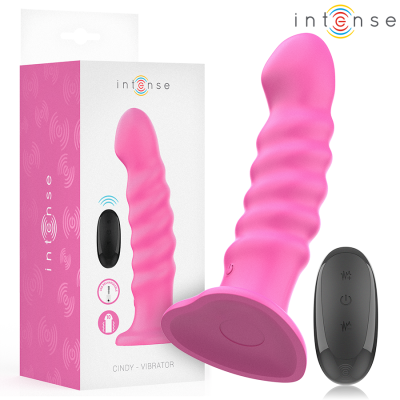 INTENSE - CINDY VIBRATOR SIZE L SPIRAL DESIGN 10 VIBRATIONS