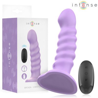 INTENSE - BRENDA VIBRATOR SIZE M SPIRAL DESIGN 10 VIBRATIONS