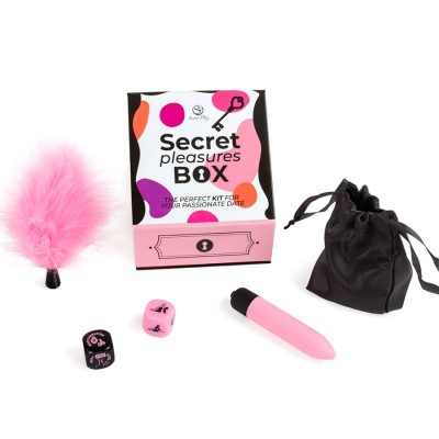 SECRET PLAY - PLEASURES BOX FOR COUPLES: DICE + VIBRATING