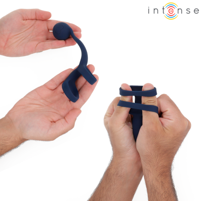 INTENSE - TYSON COCK RING WITH VIBRATING BALL Ø 3.2 CM