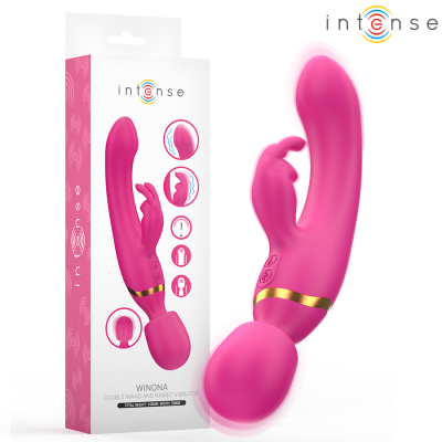 INTENSE - WINONA DOUBLE VIBRATOR RABBIT WAND