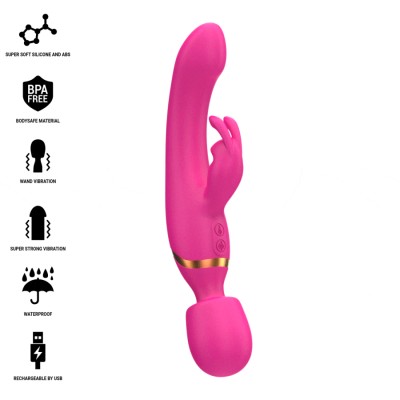 INTENSE - WINONA DOUBLE VIBRATOR RABBIT WAND