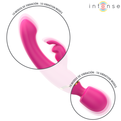 INTENSE - WINONA DOUBLE VIBRATOR RABBIT WAND
